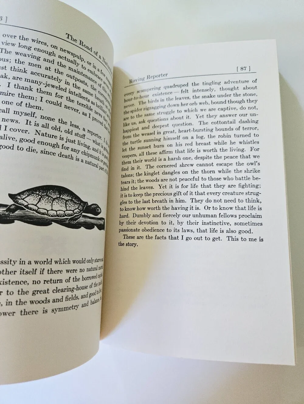The Road of a Naturalist Donald Culross Peattie 1986 GK Hall Illustrated